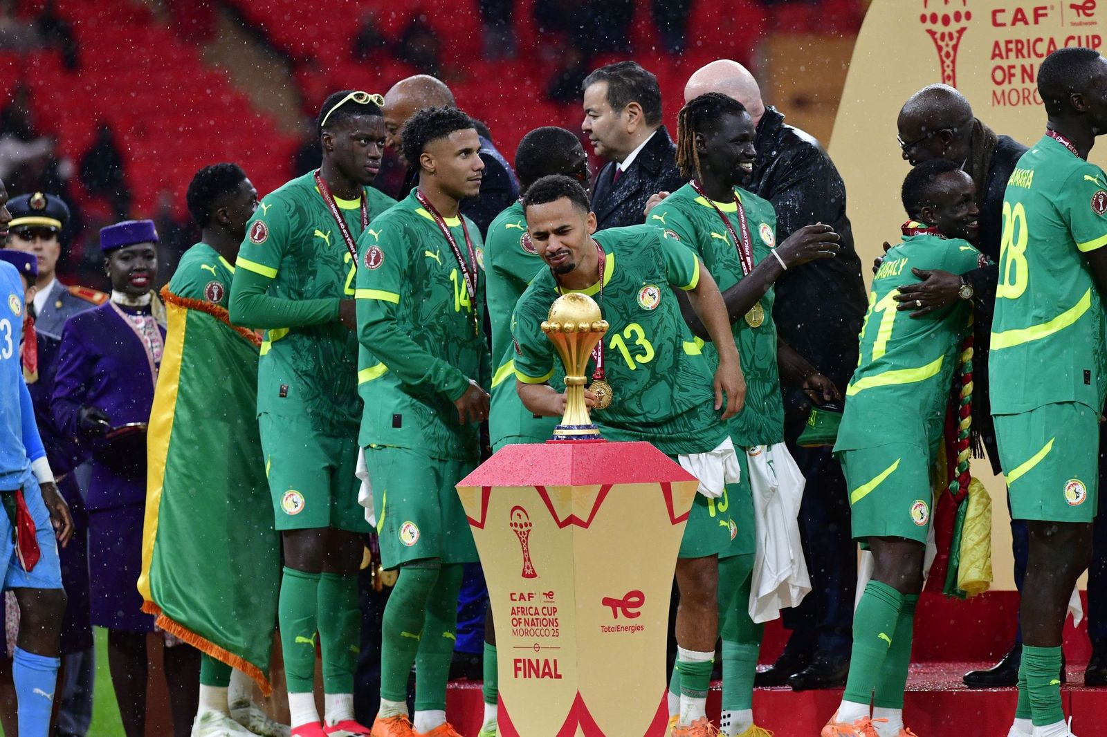 Las fotos de la final entre Marruecos y Senegal en la Copa África