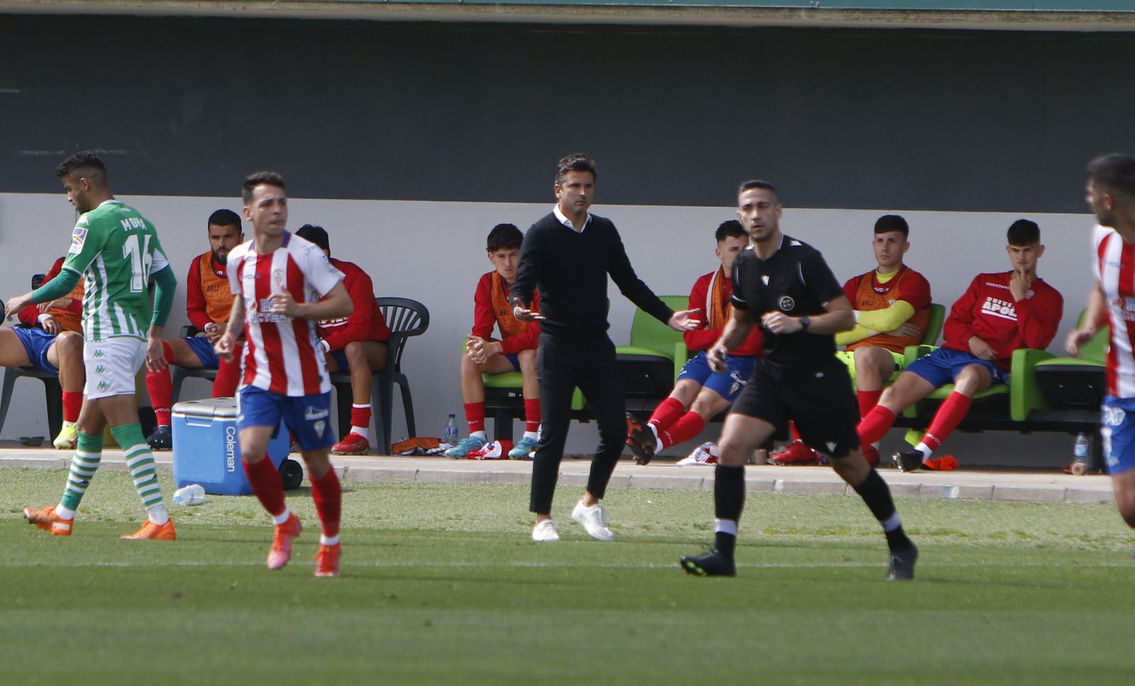 Conejero Sánchez, en el Betis Deportivo-Algeciras.