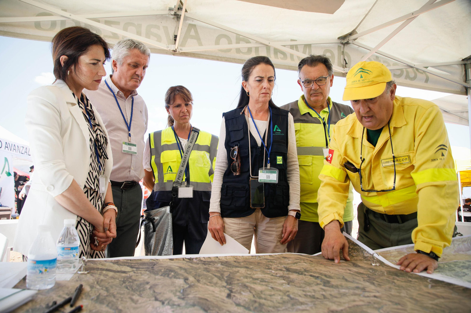 Así se ha vivido el simulacro de incendio forestal en Turre
