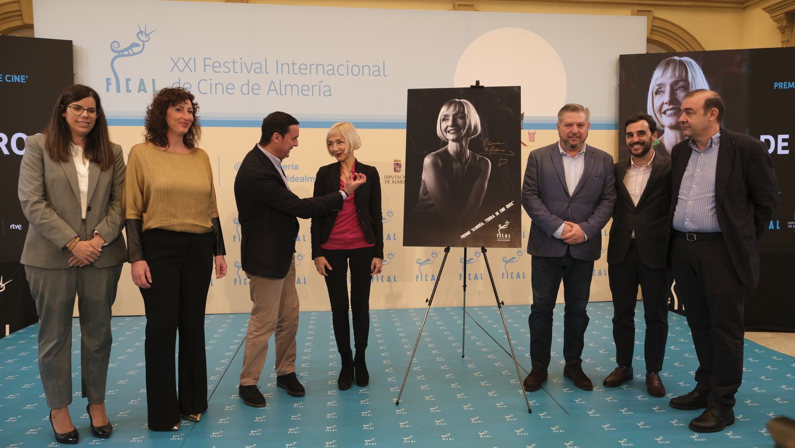 María de Medeiros, estrella del Paseo de la Fama. FICAL 2022