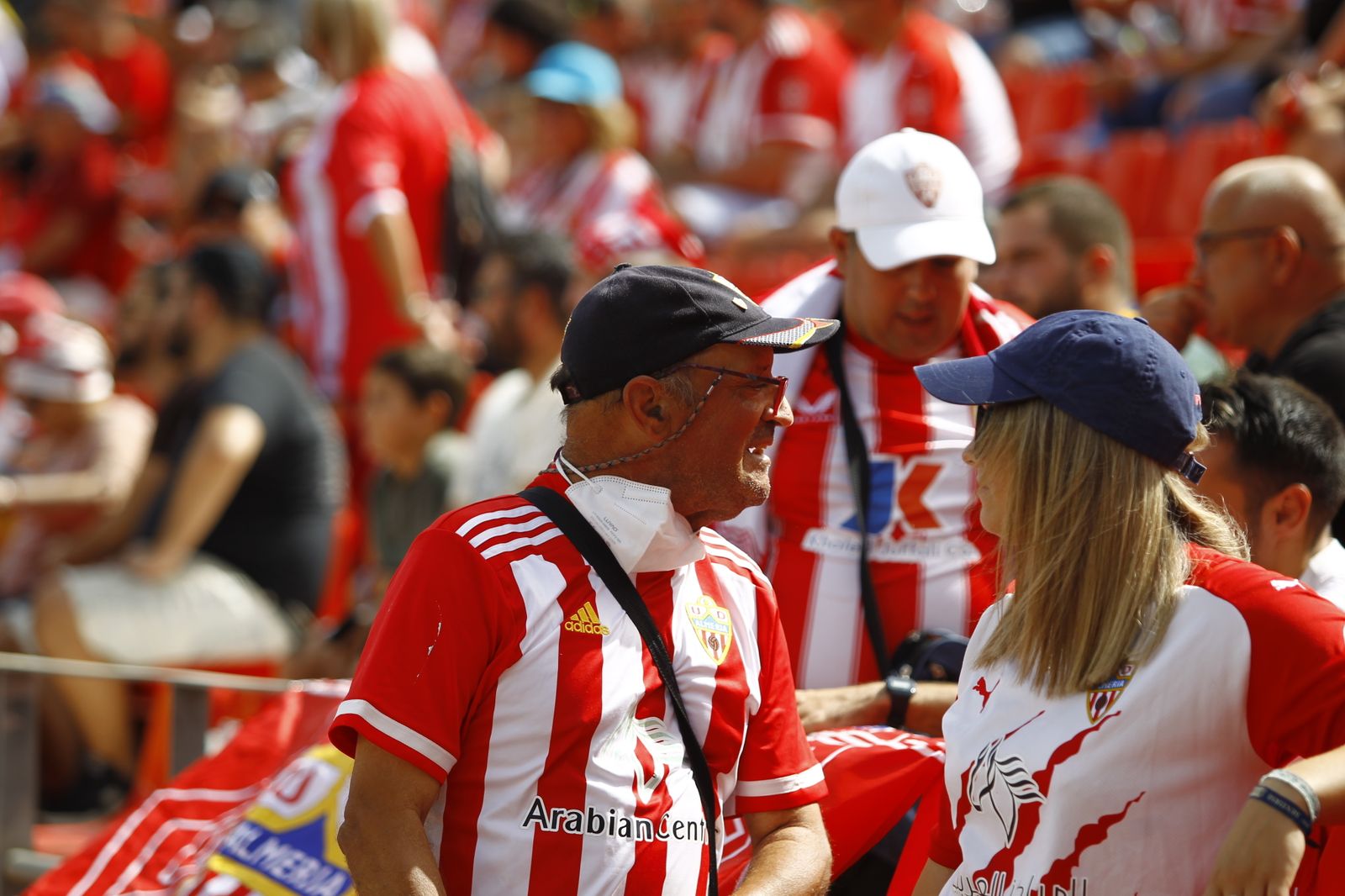 Imágenes de la U.D. Almería-Rayo Vallecano