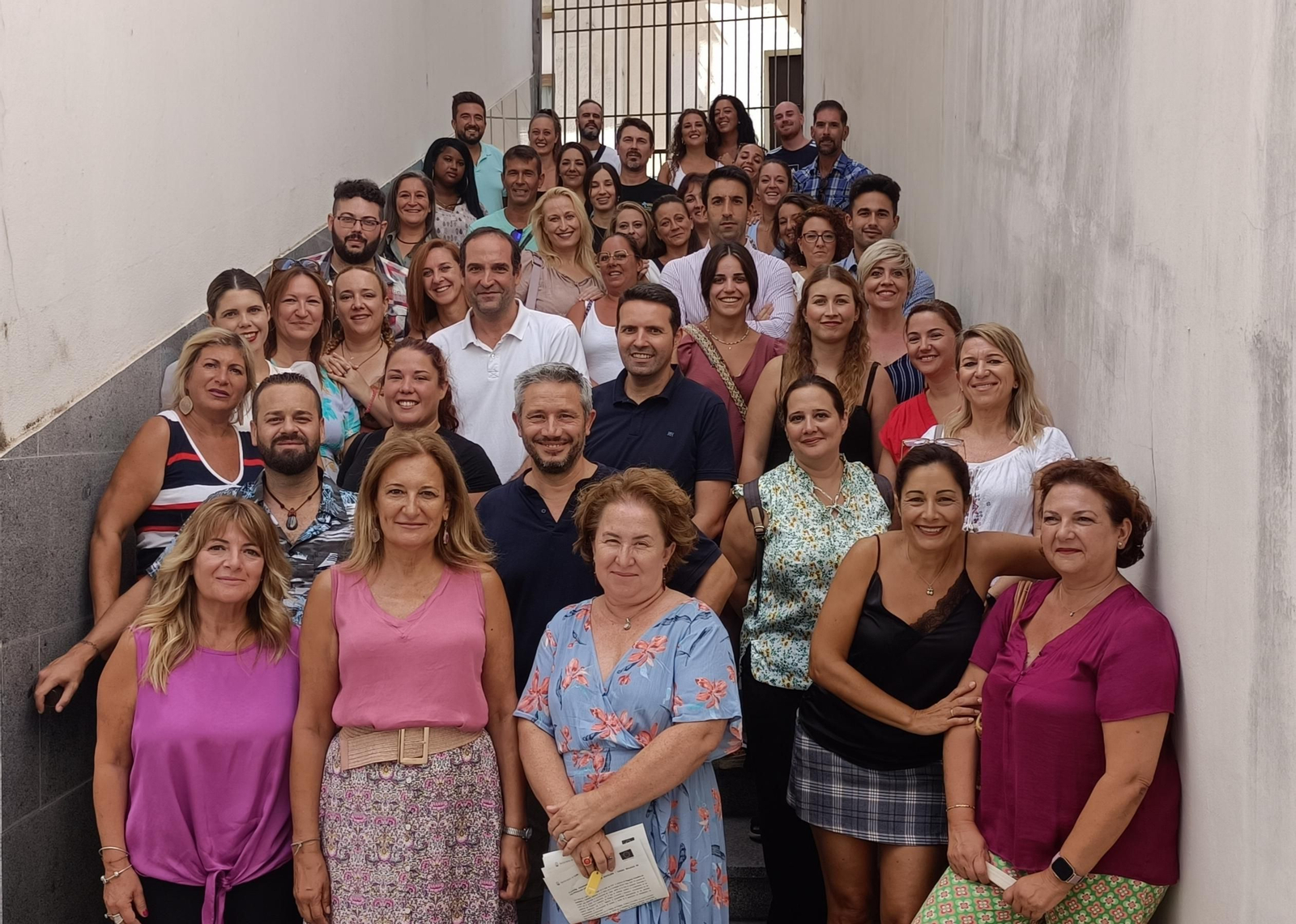 El grupo de personas que ha realizado el curso de formación en el IFEF