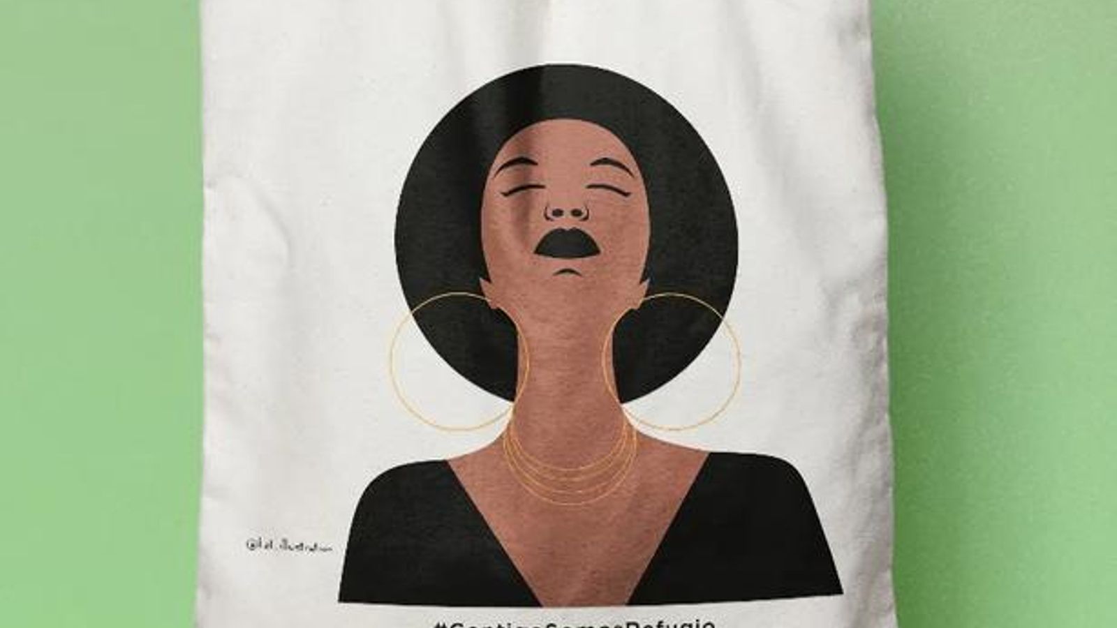 Bolsa solidaria Caterina Amodio y La Pecera Mercado de Arte.