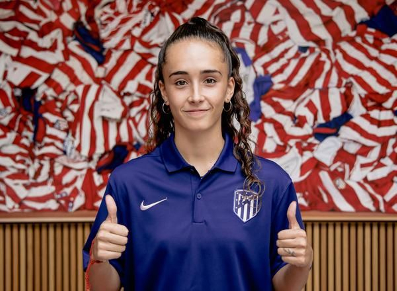 Yoli Sierra, durante su etapa en el Atlético de Madrid