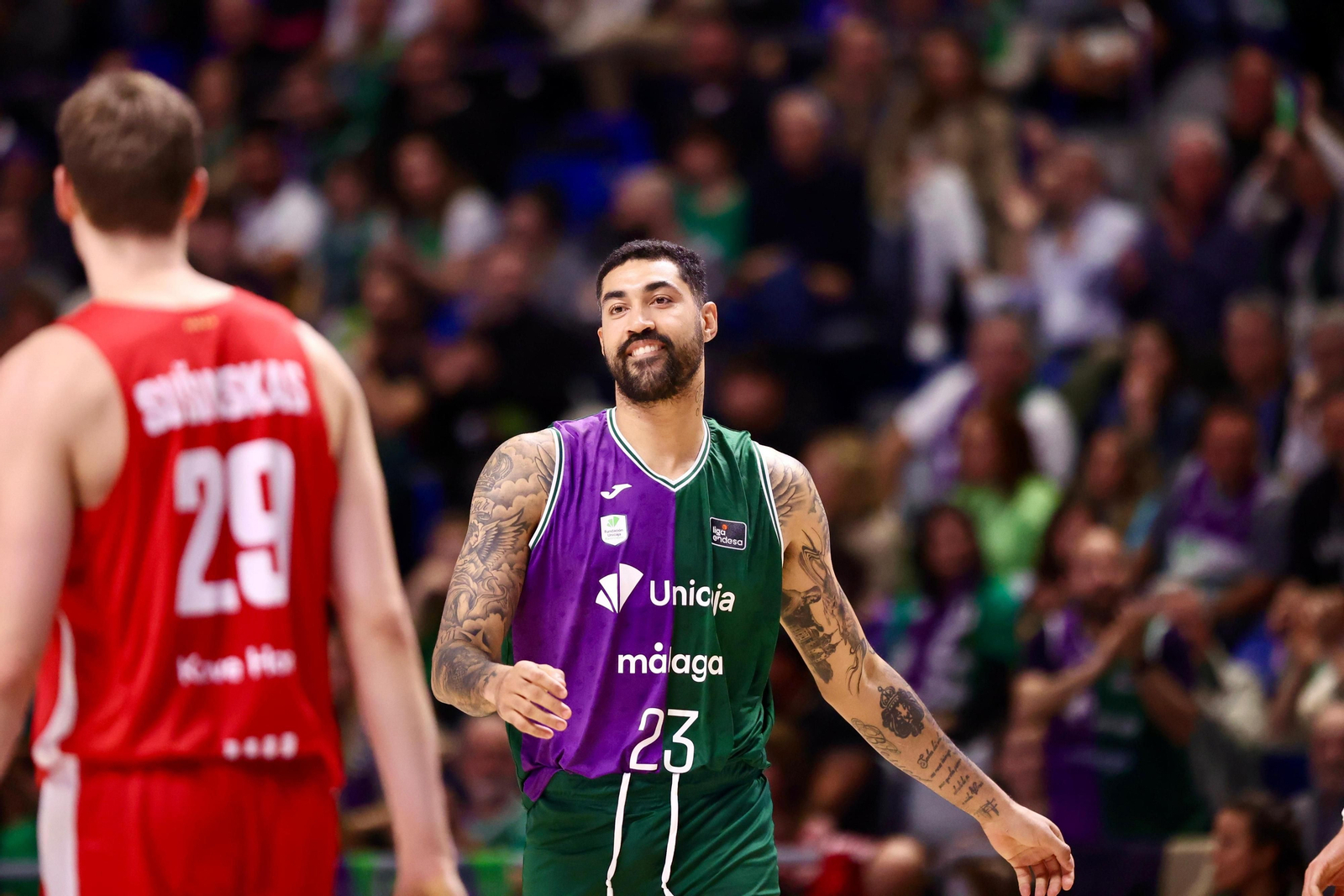 El Unicaja-Bàsquet Girona, en fotos