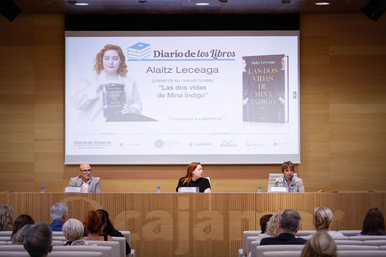 Antonio Lao, Alaitz Leceaga y María del Mar Ruiz.