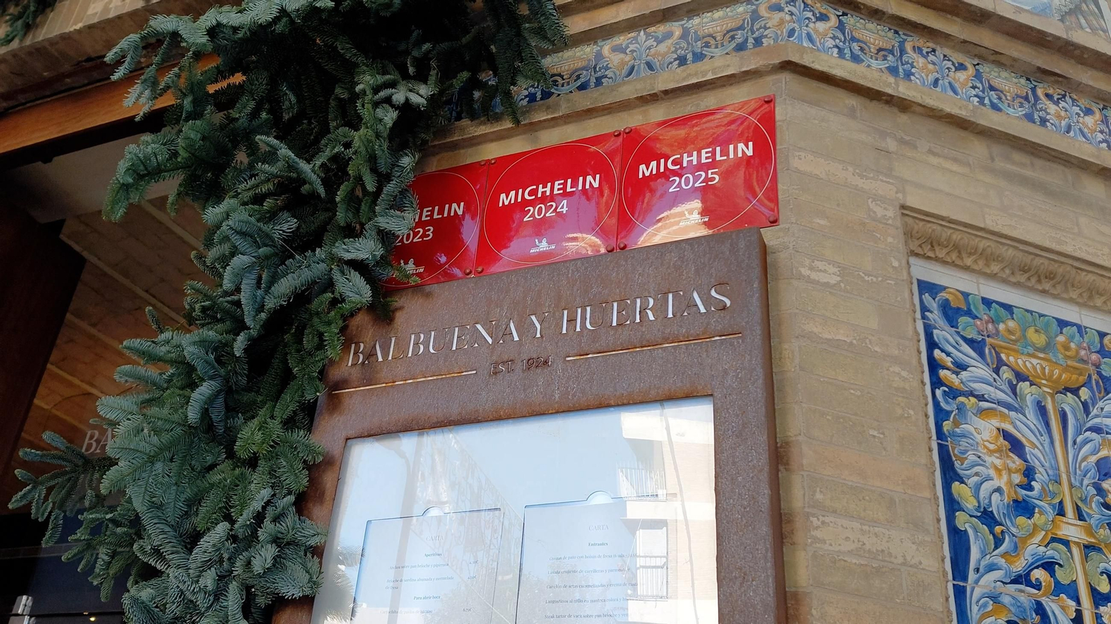 Balbuena y Huertas recibe el Bib Gourmand que marcará un antes y un después