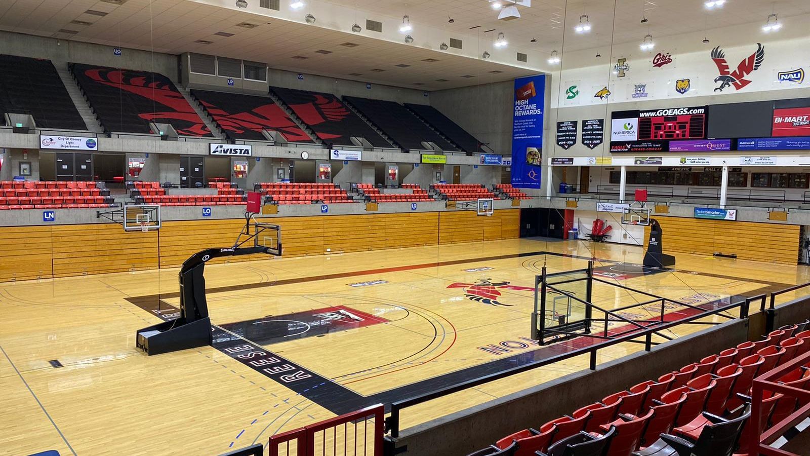 Perspectiva del pabellón donde trabaja Eastern Washington.