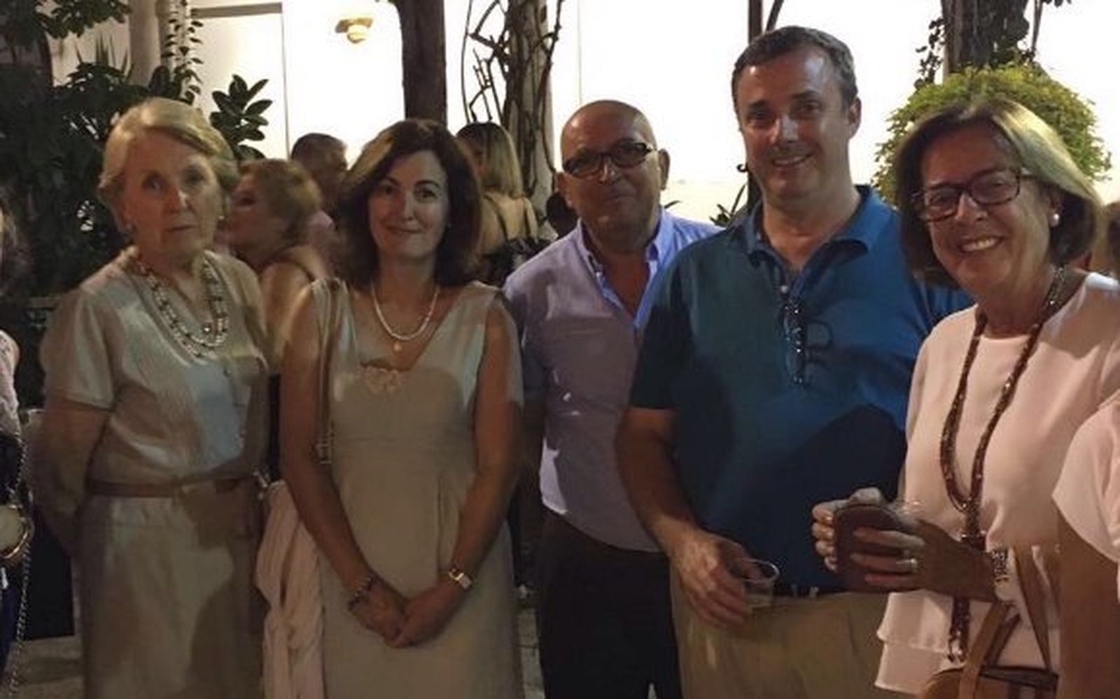 Carmenchu Pemán, María Dolores Martínez de Salazar, Paco Velázquez, José Antonio López Bustamente y Rocío Jara.  Foto: Ignacio Casas de Ciria