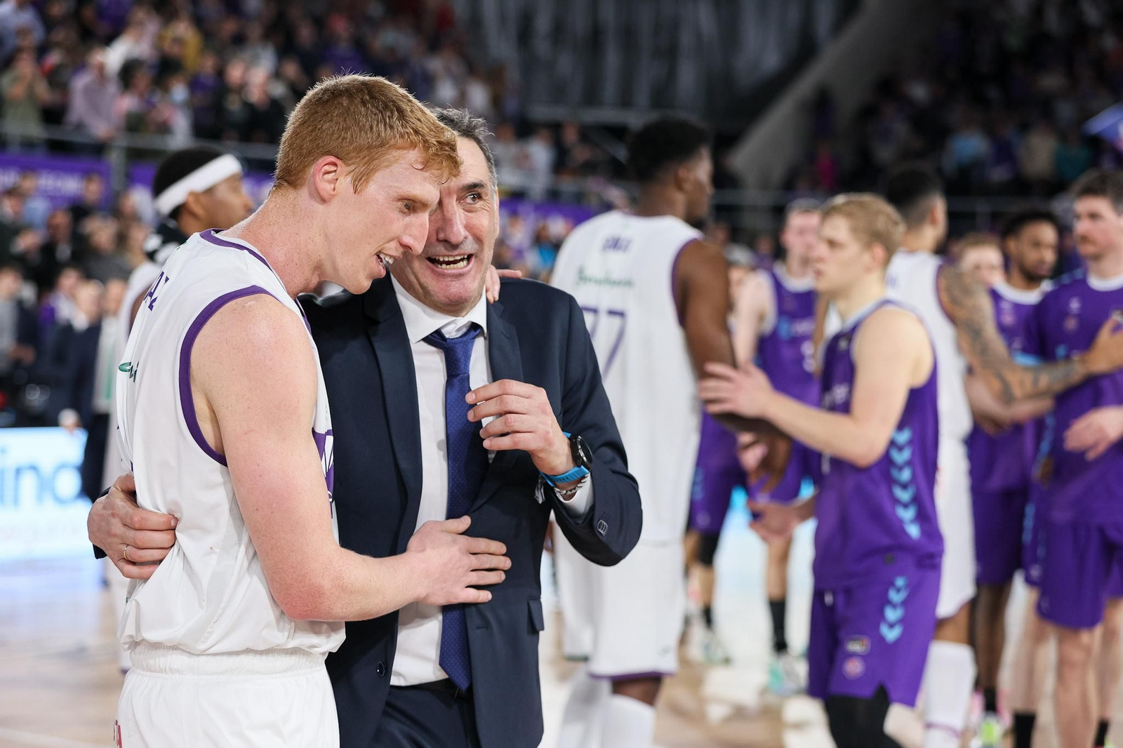 Luis Guil, con Alberto Díaz.