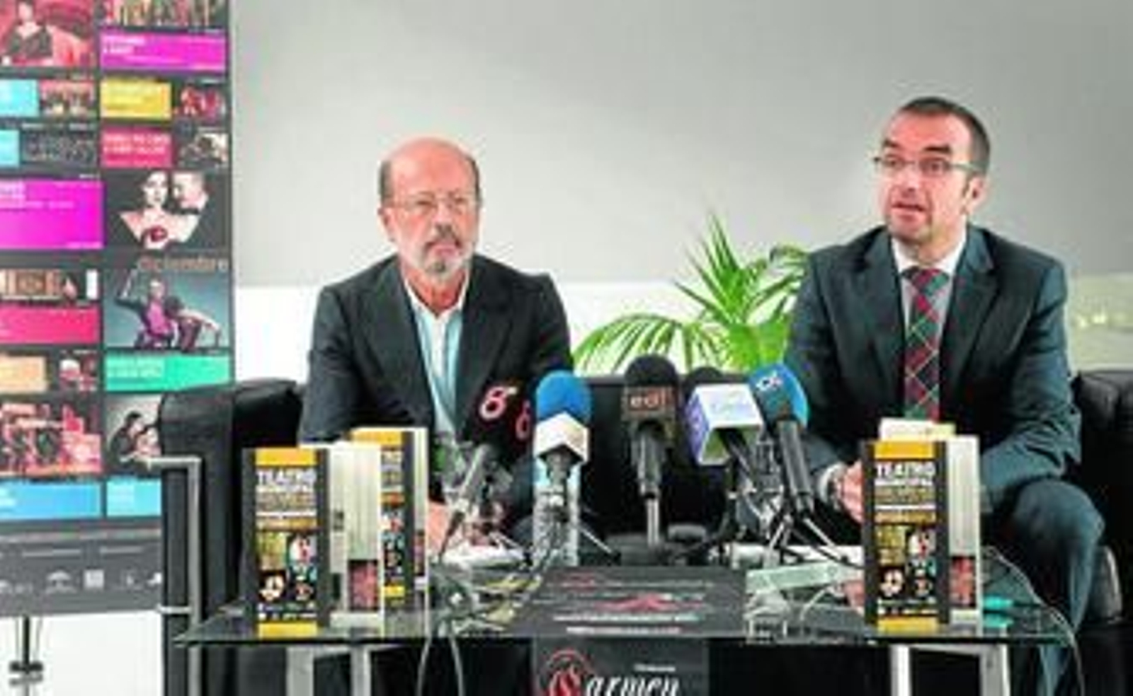 Un instante de la presentación ayer del espectáculo lírico en el Teatro.