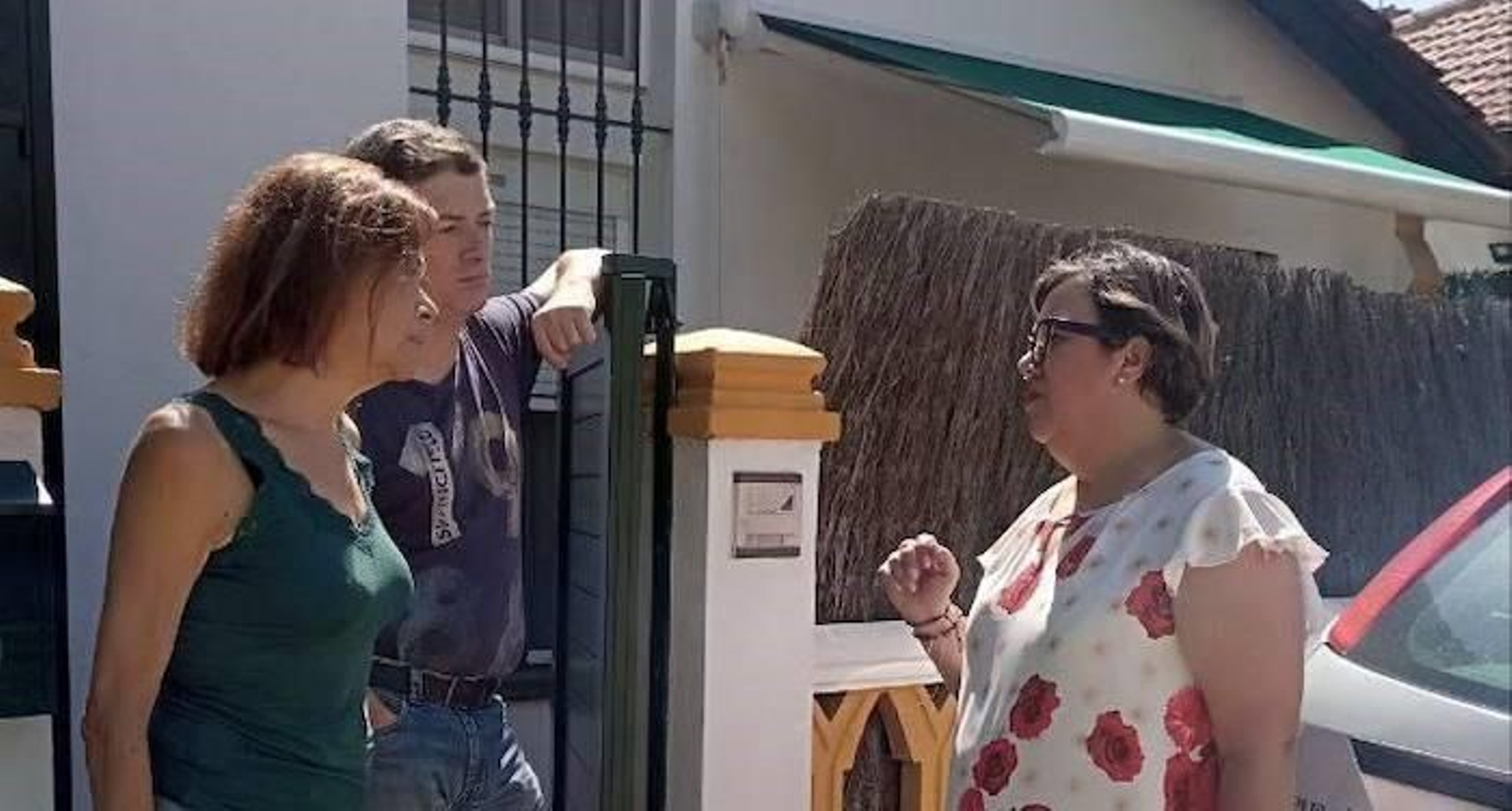 Encuentro de Monica Rossi con vecinos del Barrio Obrero. Encuentro de Monica Rossi con vecinos del Barrio Obrero.