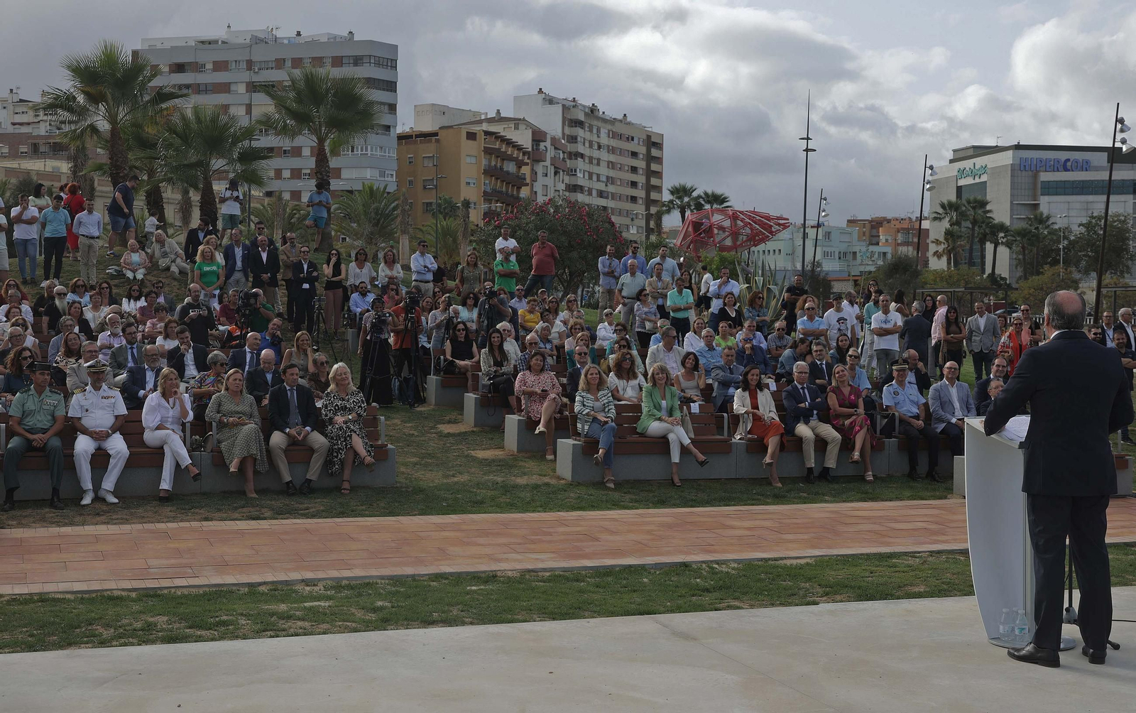 La inauguración de la I Fase del Lago Marítimo de Algeciras, en imágenes