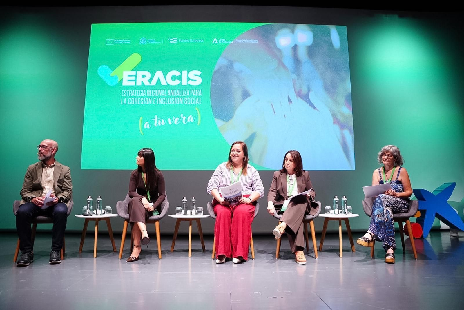 Lidia Vázquez en la jornada Eracis Plus en la ciudad de Sevilla.