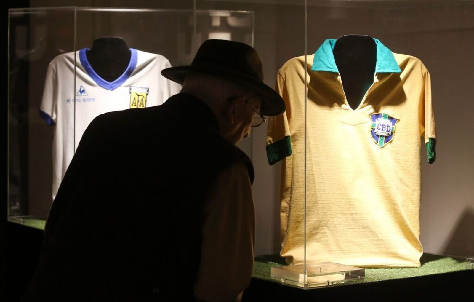 Así es la exposición '10 leyendas en la historia del mundial'