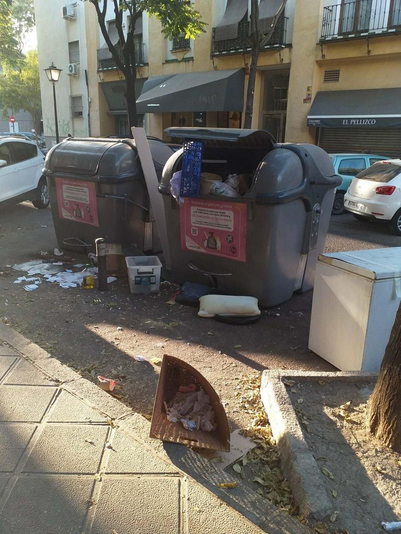 Galería de imágenes de la suciedad en distintos puntos de la ciudad.