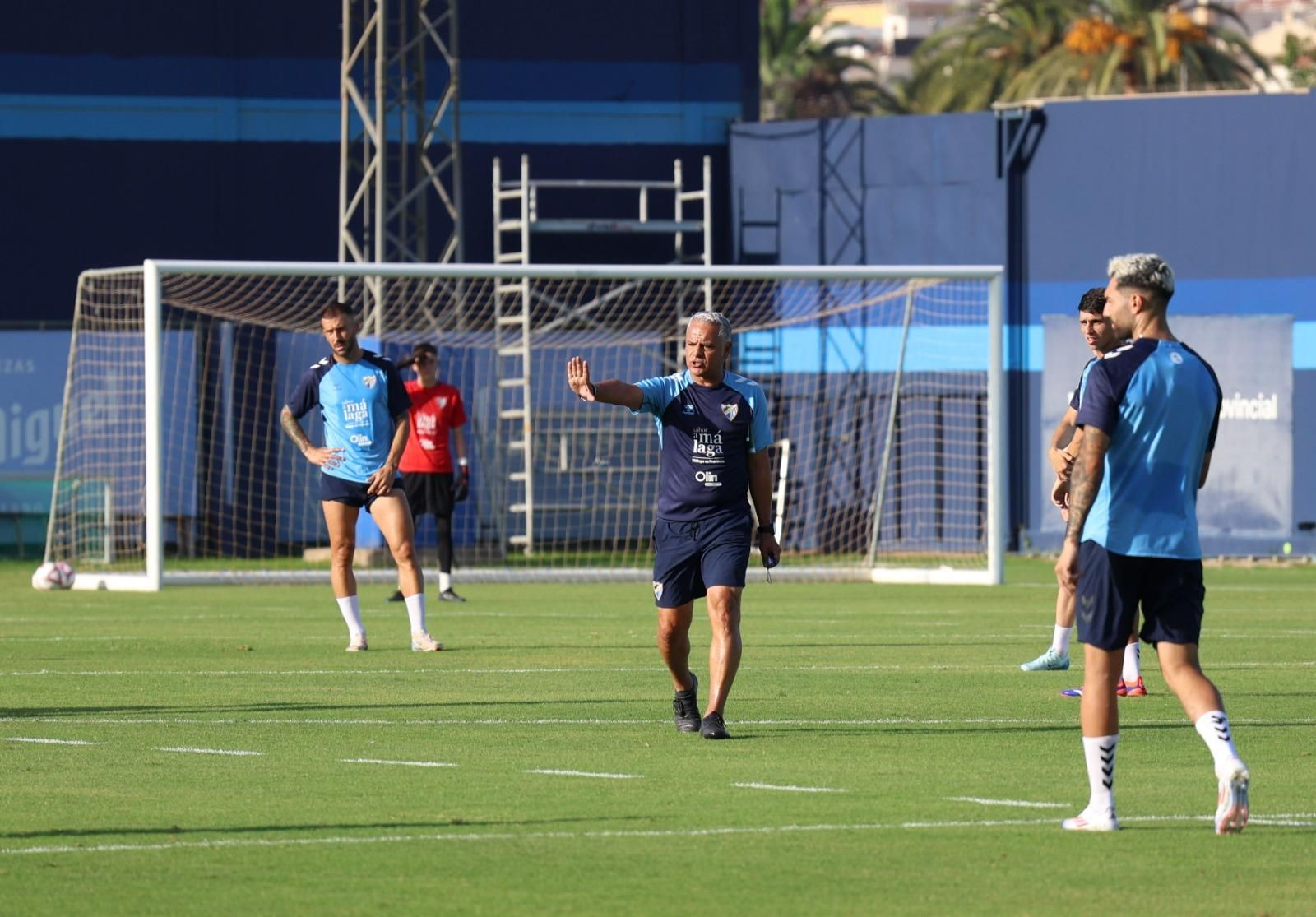 Haitam, como una moto en la última sesión del Málaga CF