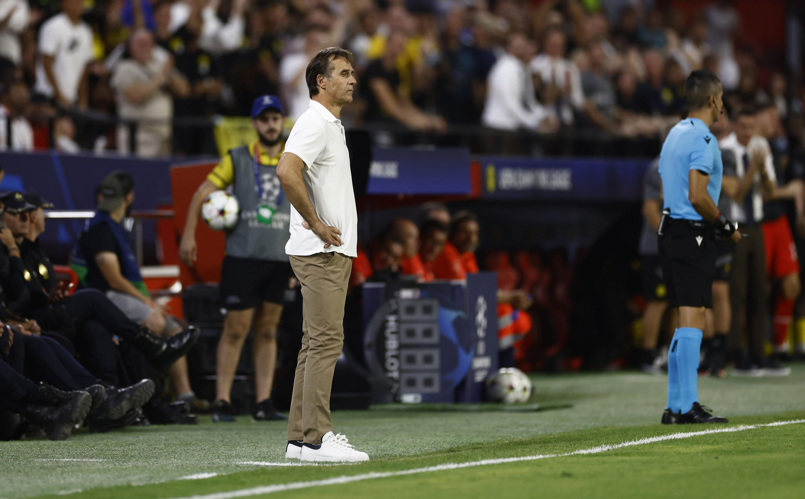 Las imágenes del Sevilla fc-Borussia