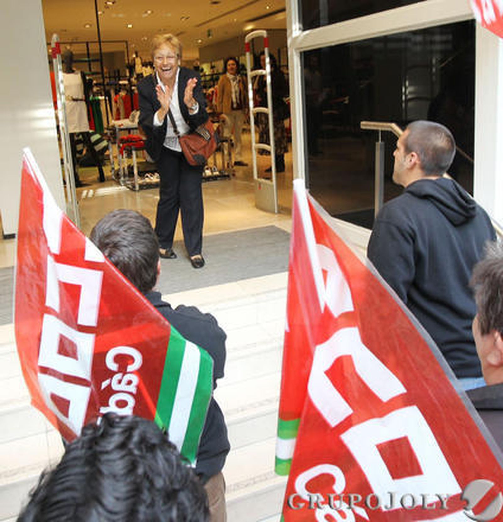 Las imágenes de la huelga general en Jerez. 

Foto: Pascual