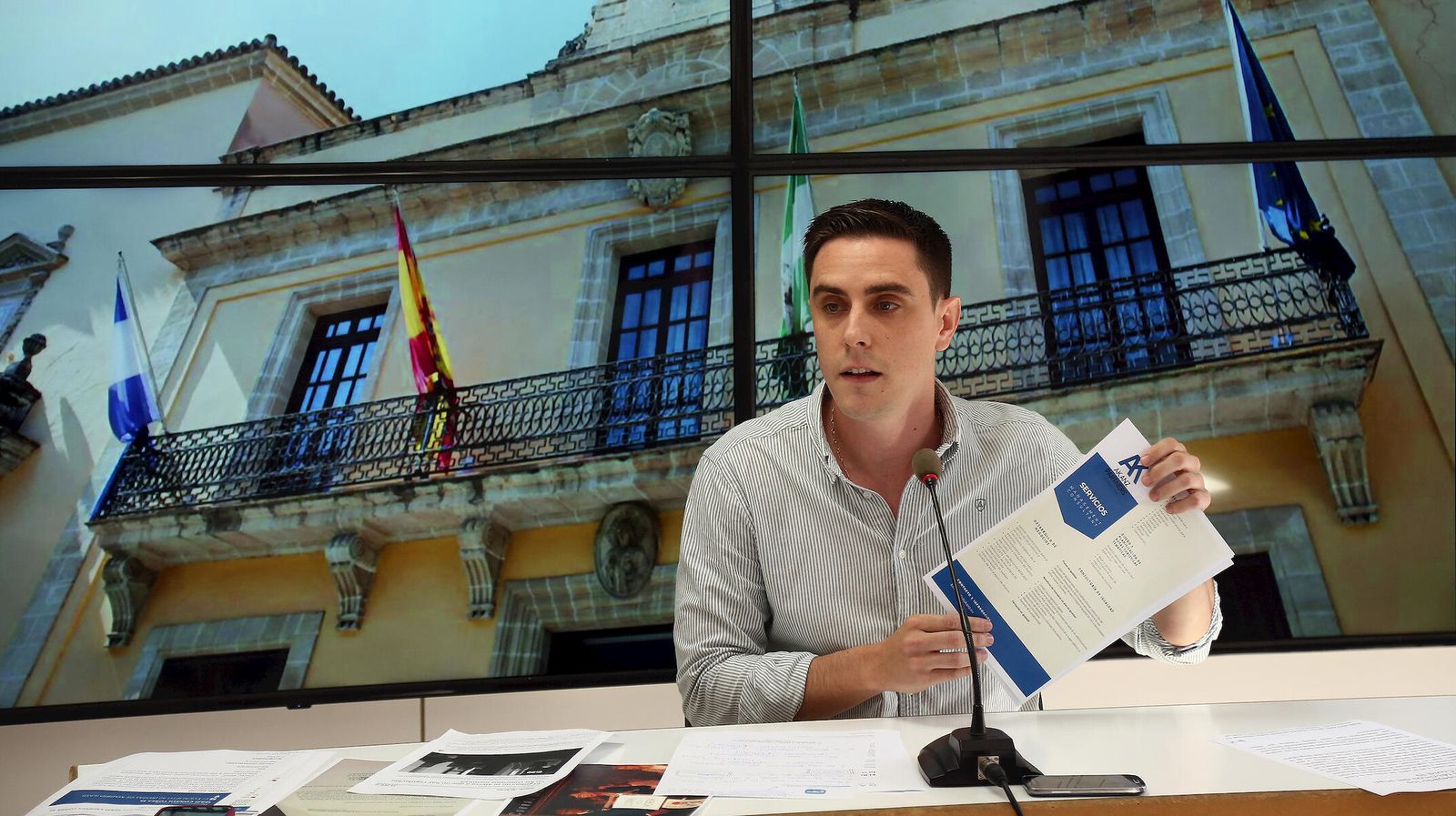 El concejal del PP Jaime Espinar.