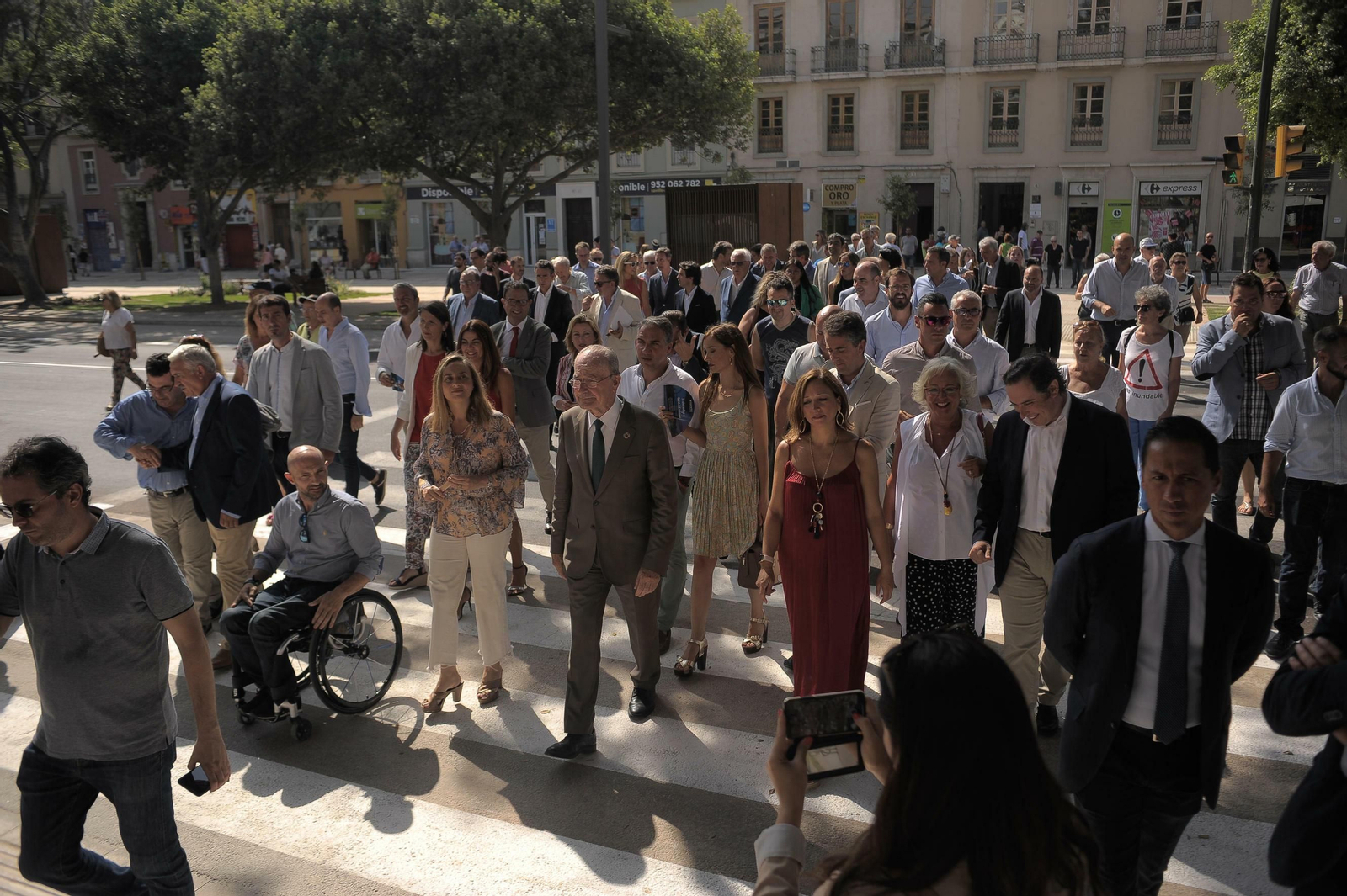 Fotos de la inauguración de los trabajos de reurbanización de la Alameda Fotos de la inauguración de los trabajos de reurbanización de la Alameda