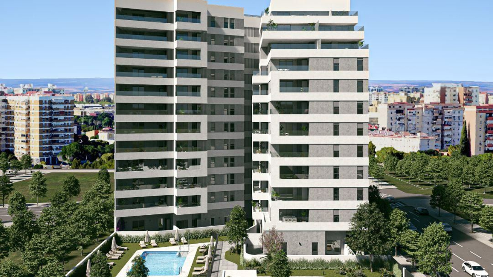 Recreación exterior de Torre Althea