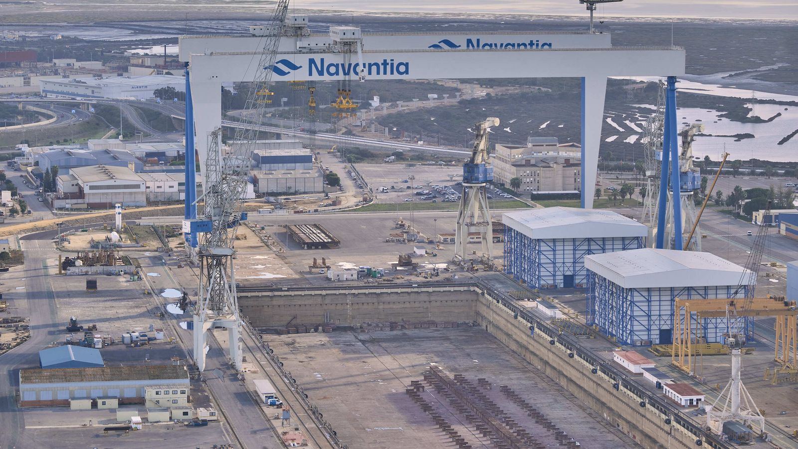 Vista desde la torre de Endesa en Puerto Real.