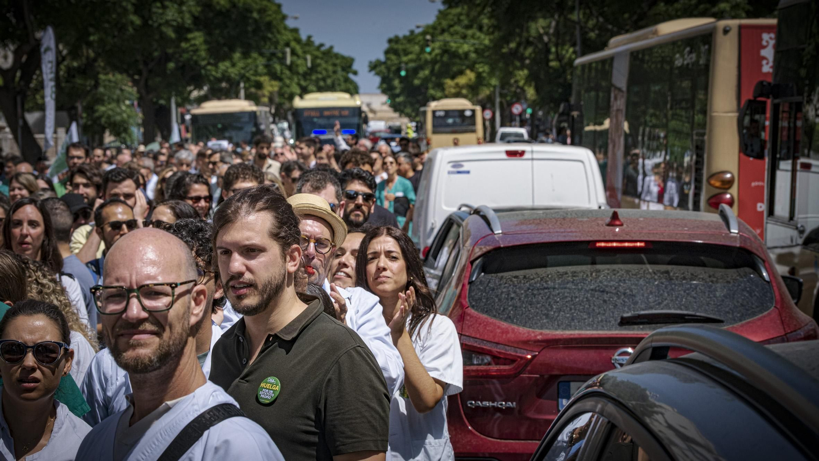 Las imágenes de la jornada de huelga de médicos en Cádiz