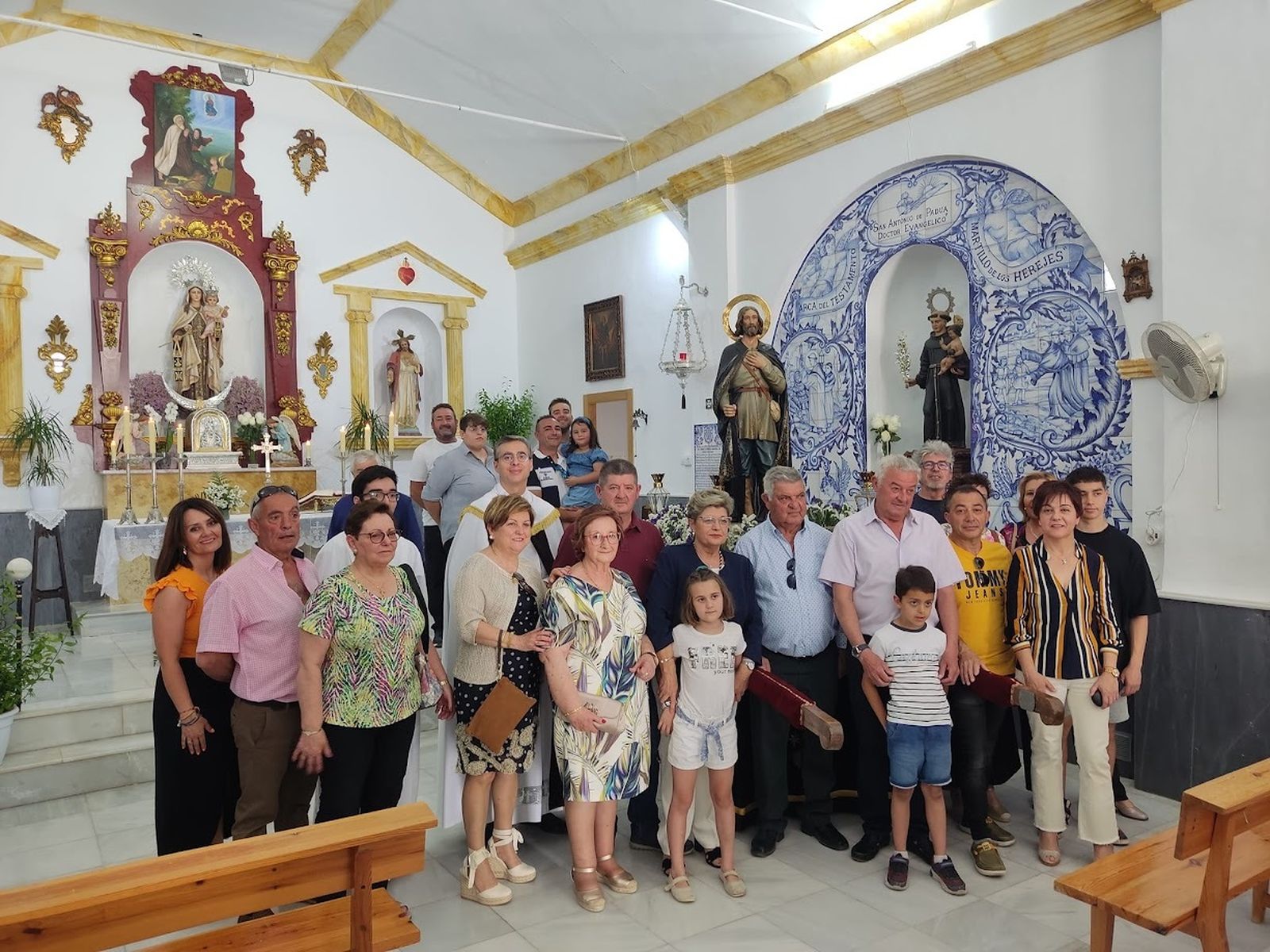 Procesión de San Isidro en el Llano de los Olleres.