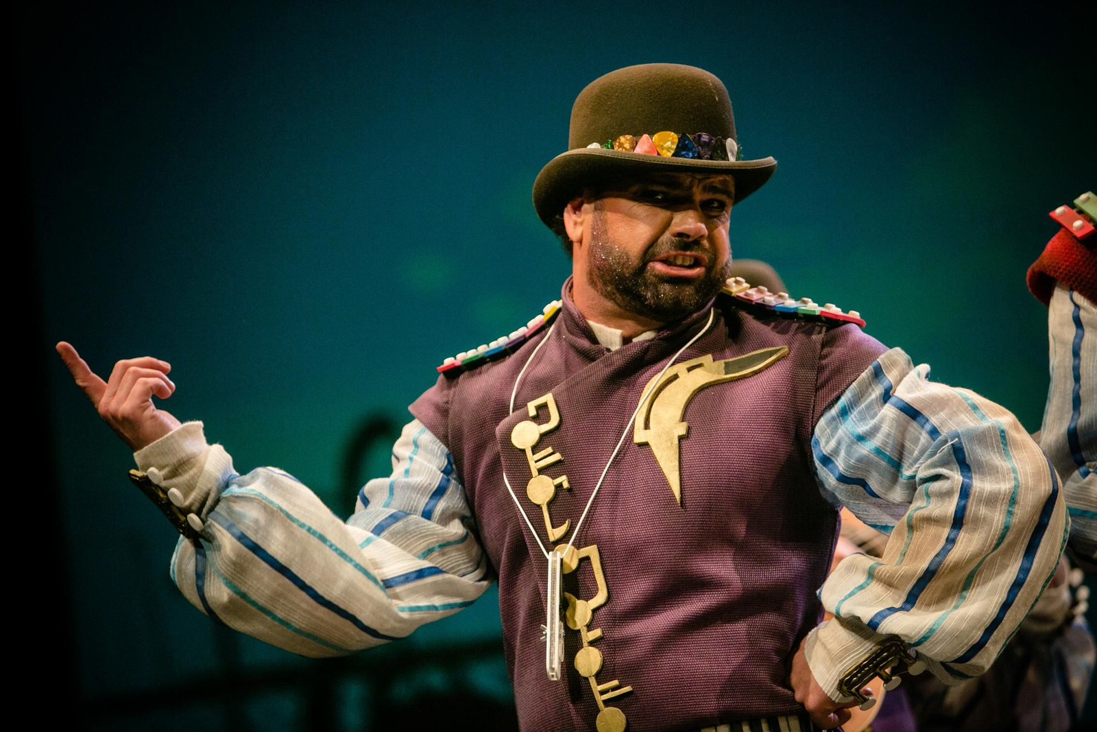 La comparsa "Músicos sin fronteras"