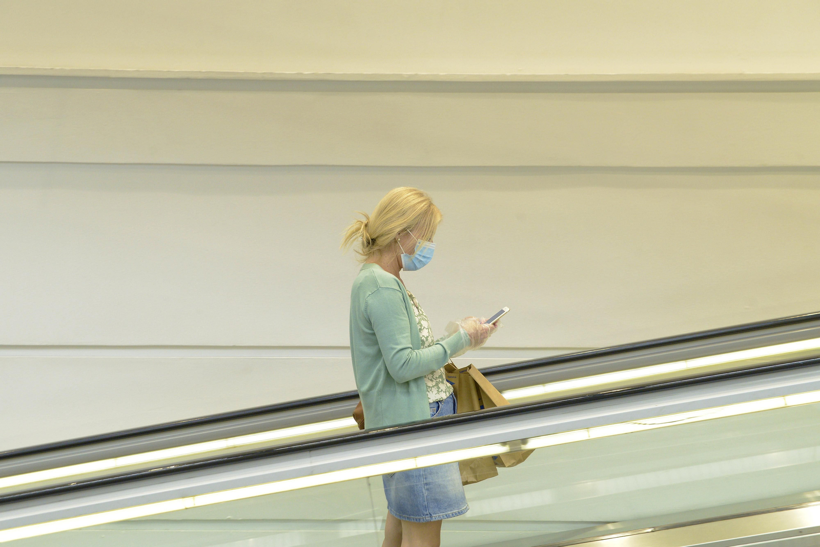 Fotos de los centros comerciales de Algeciras al inicio dela fase 2