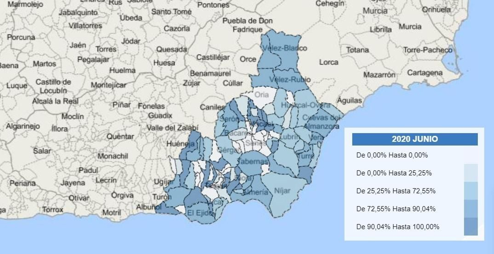 ¿Tienes mala conexión a Internet? Estas son los pueblos de Almería con más problemas