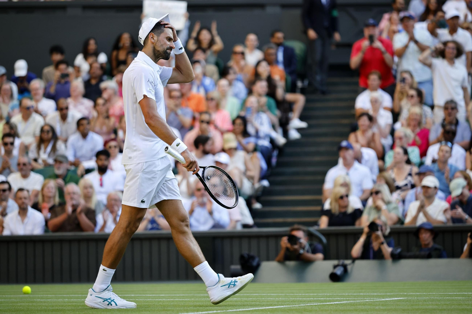 Las fotos de Wimbledon con las clasificaciones de Djokovic y Sinner