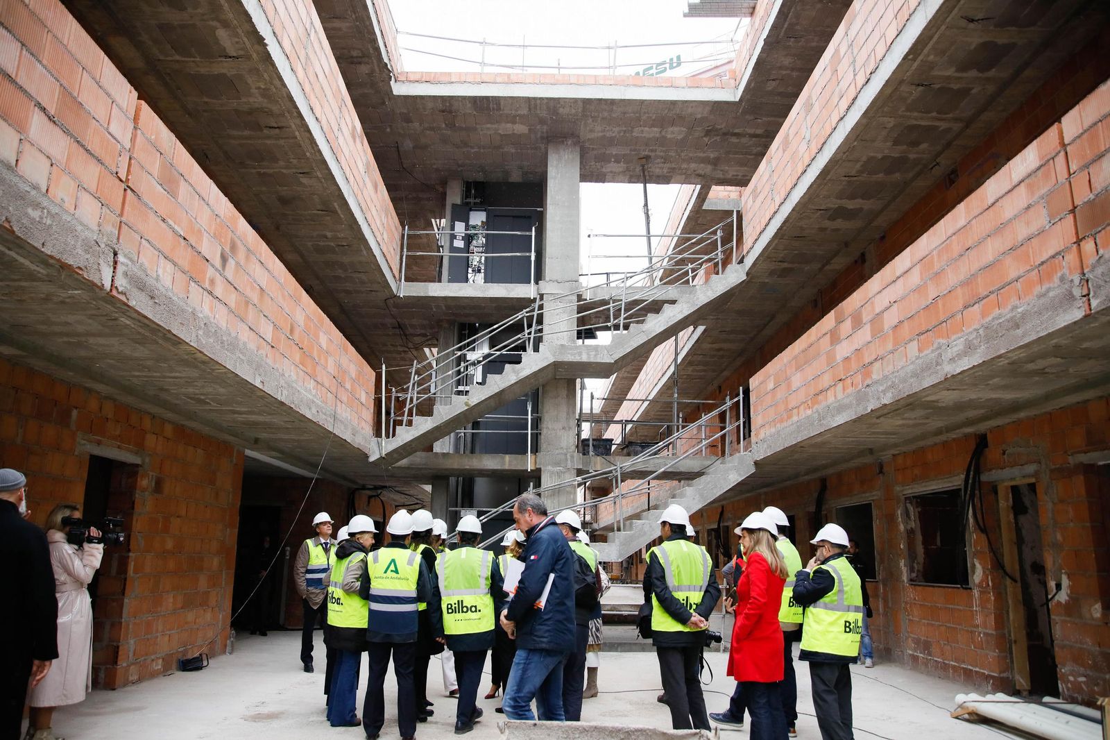 Edificio de VPO en construcción en Costacabana