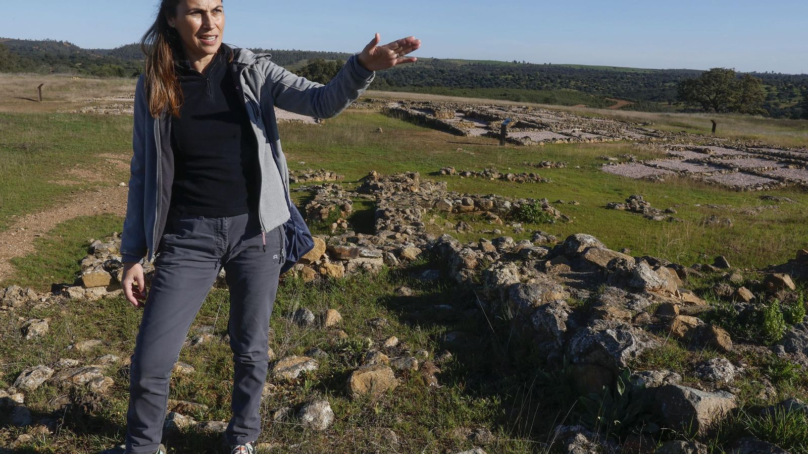 La arqueóloga Clara Toscano.