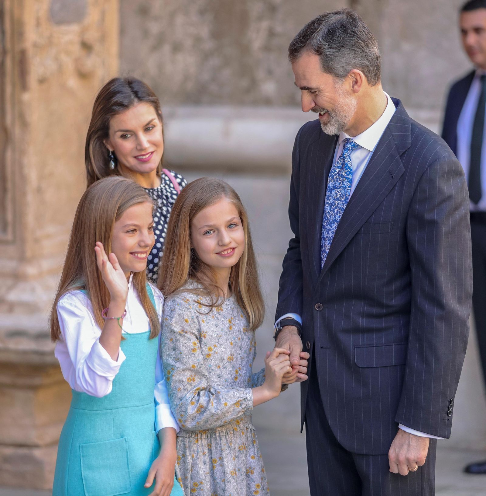 Las hijas de los Reyes se van de campamento a EE UU