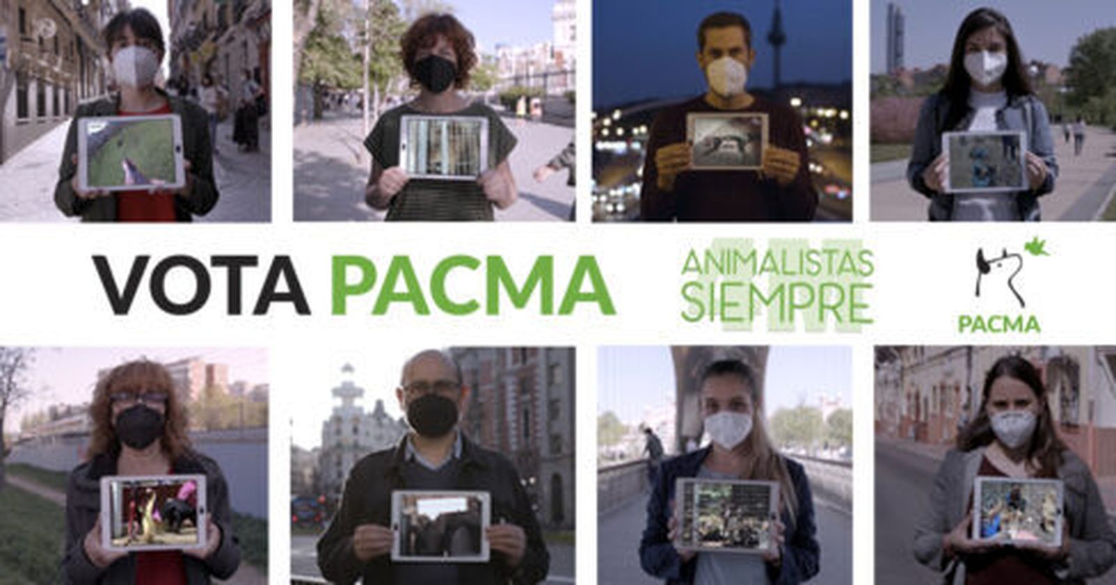 Vídeo: PACMA se presenta a las elecciones como el único partido que se preocupa por los animales