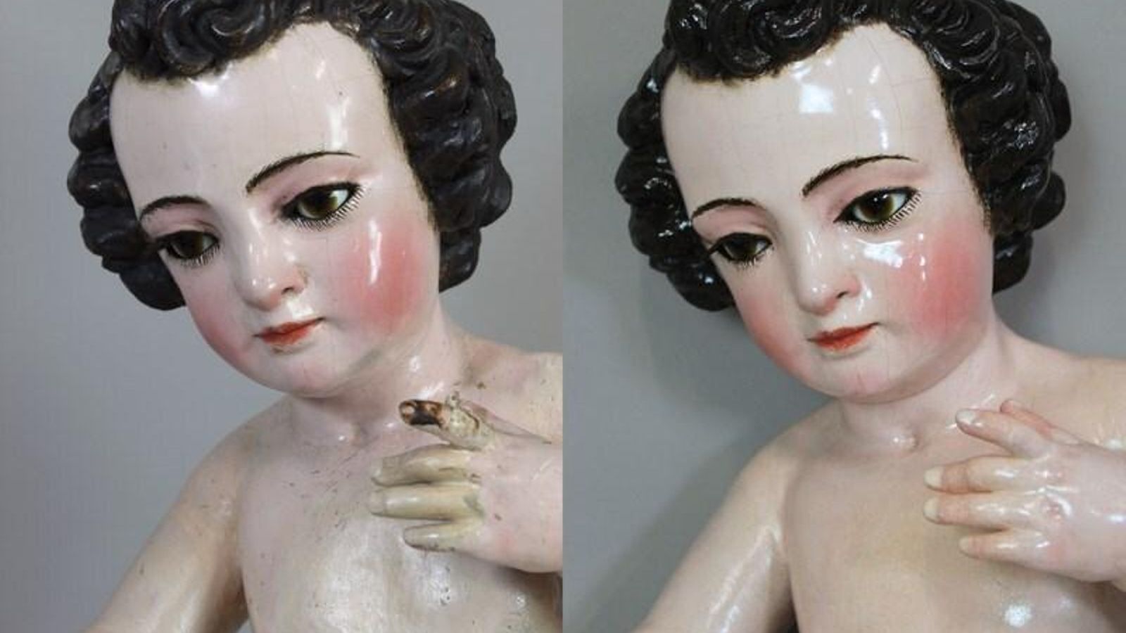 Comparativa de la restauración