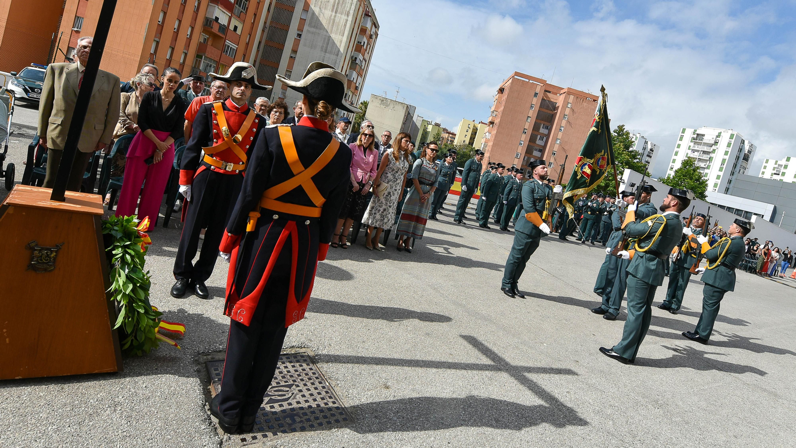 Fotos del acto por el 179 aniversario de la creación de la Guardia Civil en la Comandancia de Algeciras