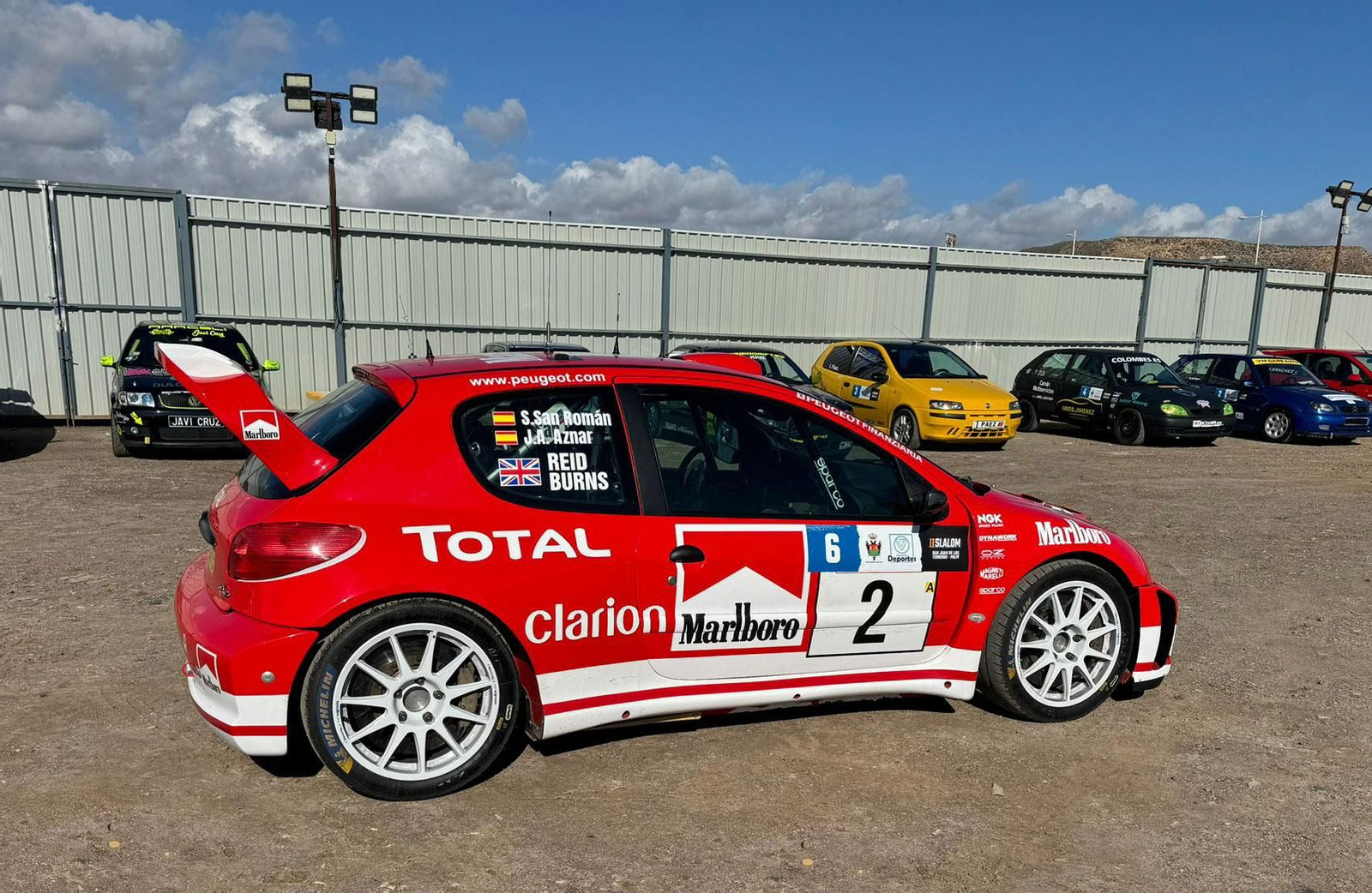 Vehículo con el que José Antonio Aznar participó en el II Slalom de San Juan de Los Terreros.