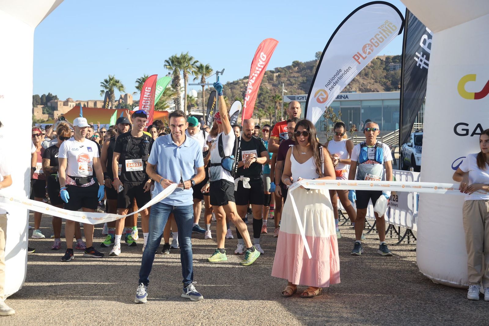 El Nationale-Nederlanden Plogging Tour de Málaga, en fotos