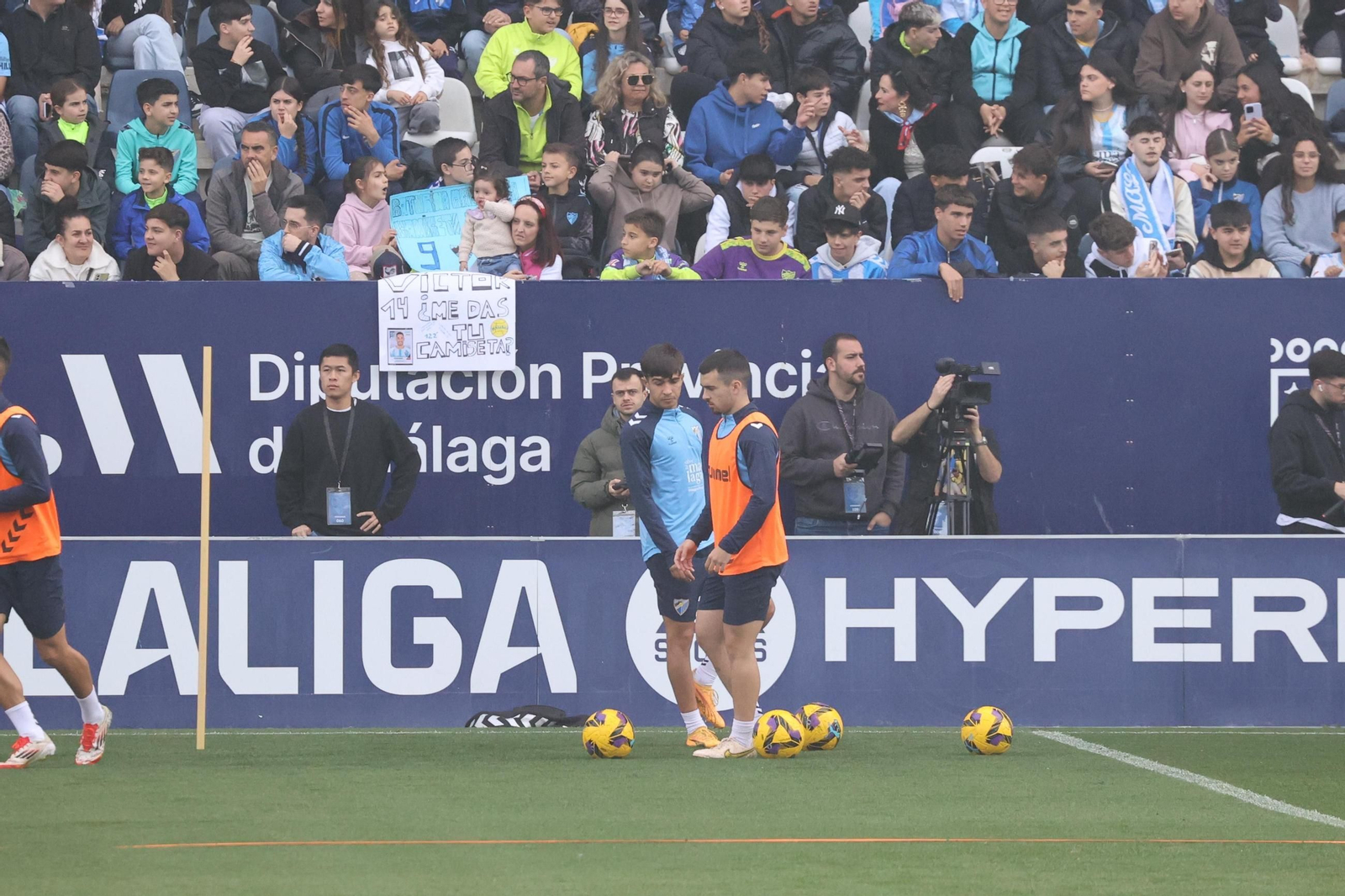 Las fotos del entrenamiento del Málaga CF de puertas abiertas