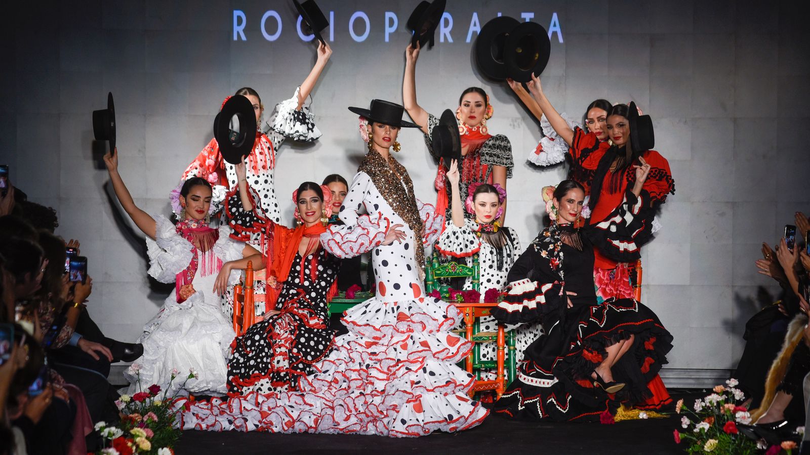 La colección de trajes de flamenca de Rocío Peralta vista en We Love Flamenco 2023.