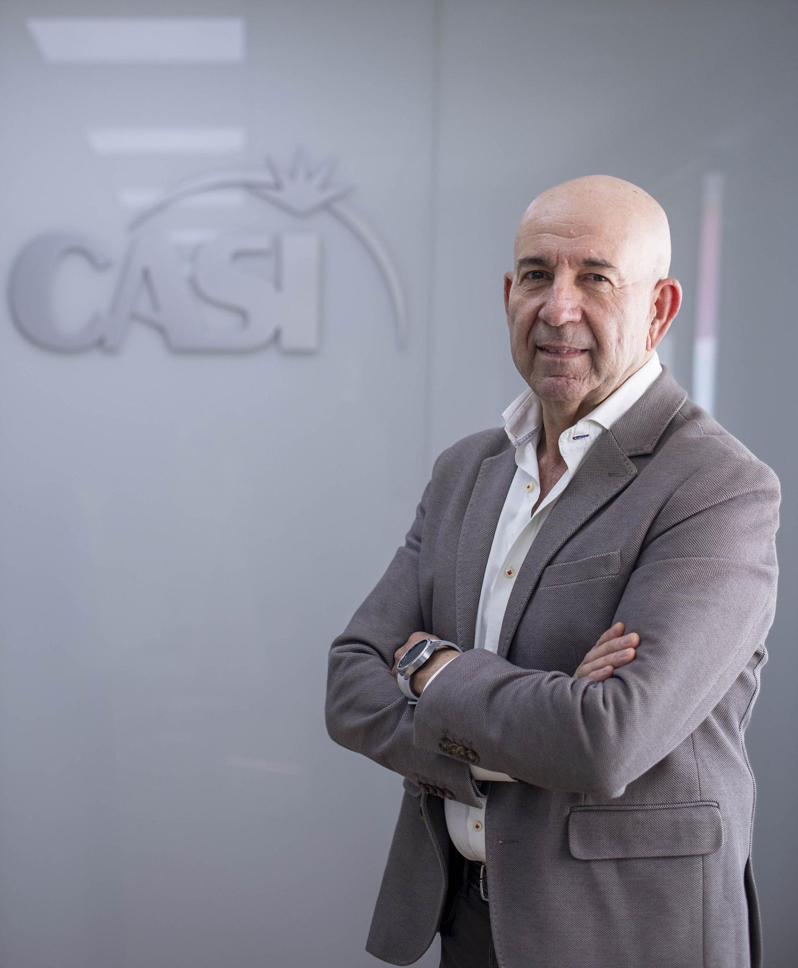 Bretones, en su despacho.