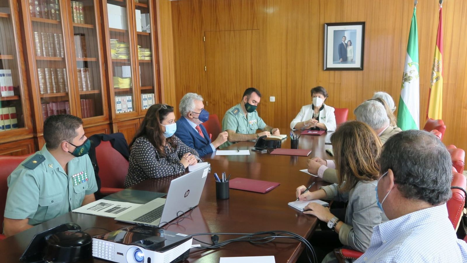Un momento de la reunión celebrada.
