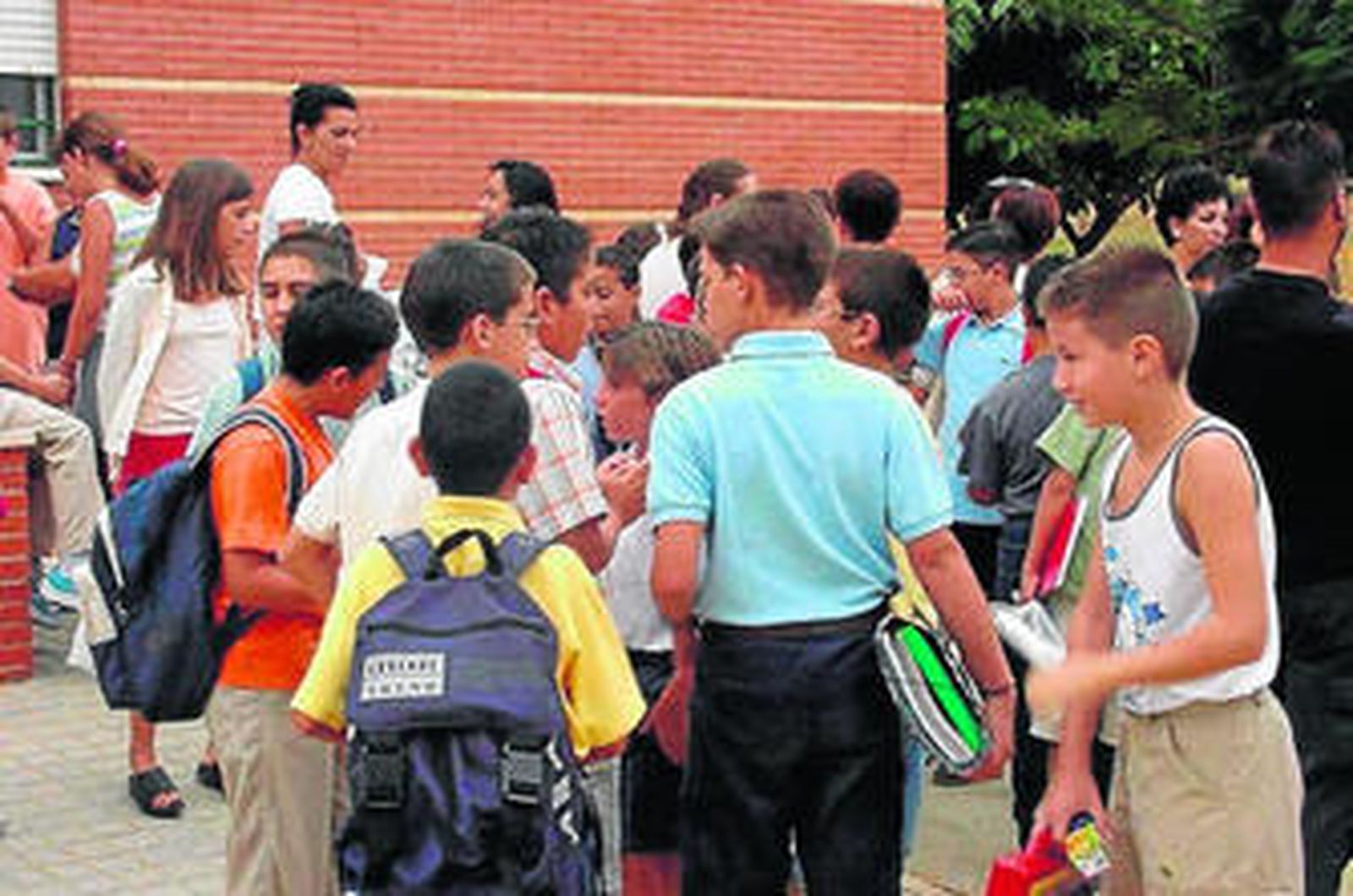 Alumnos de Primaria en un colegio andaluz en los primeros días de este curso.