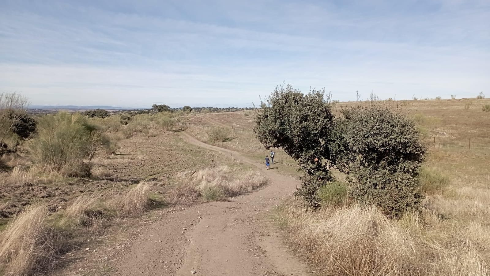 Dos integrantes de la tercera edición de 'Camino de Santiago, Camino integrador' de la Asociación Jacobea de Jerez