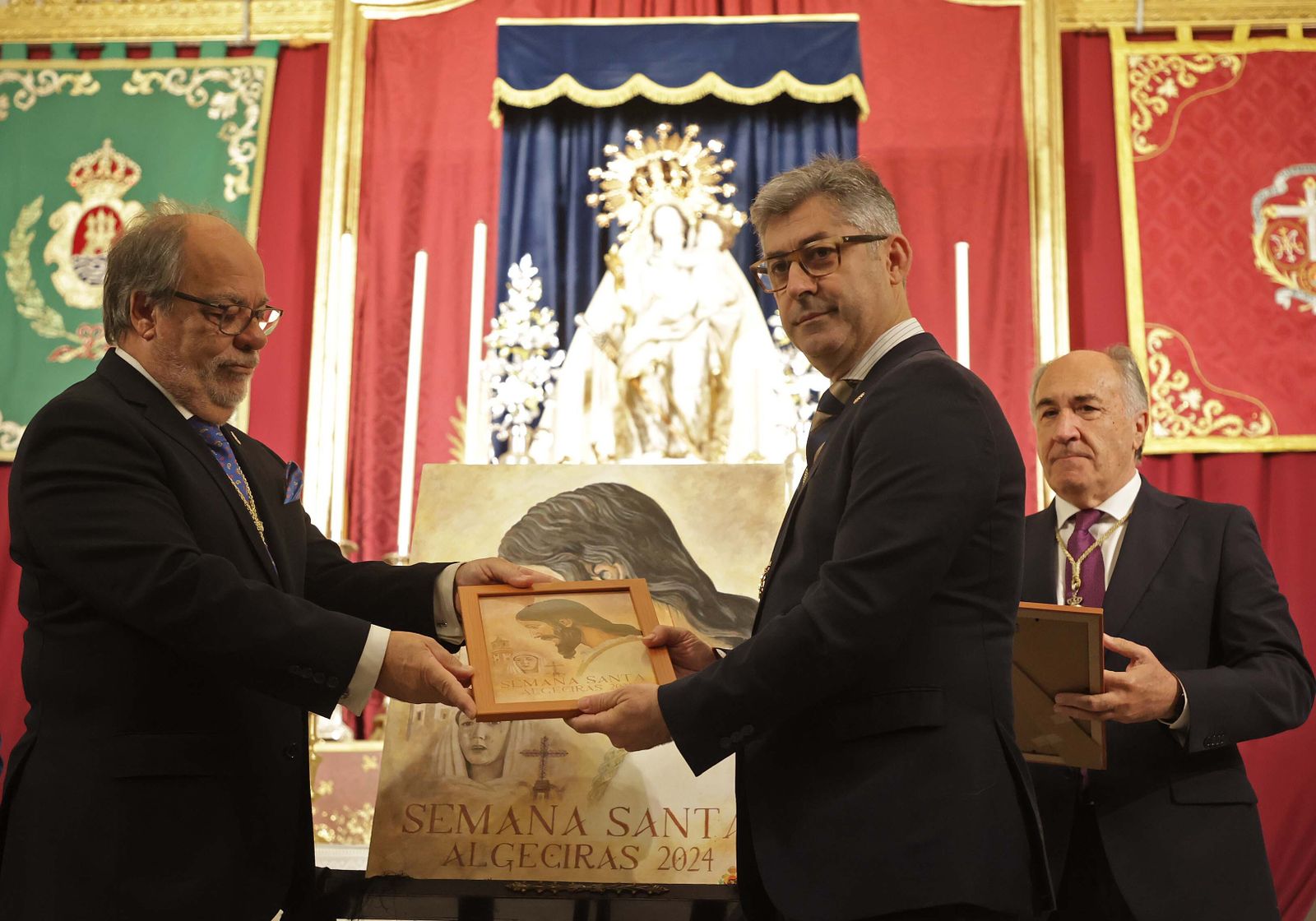 La presentación del cartel de la Semana Santa de Algeciras 2024, en imágenes