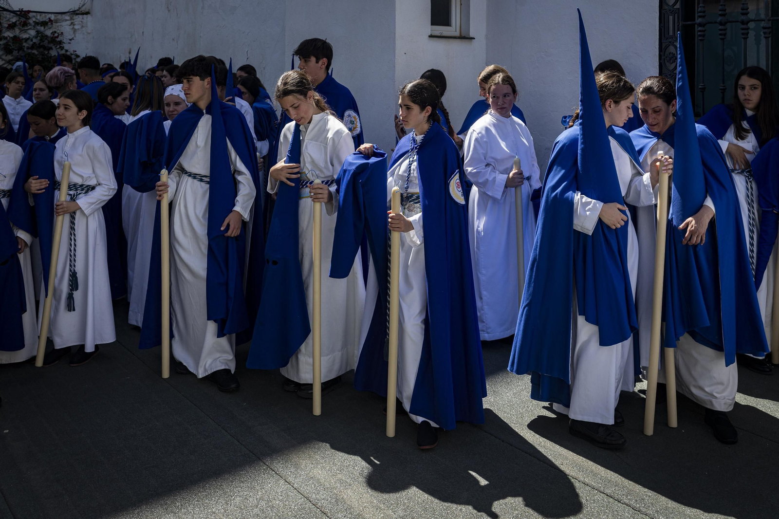 Las imágenes de la hermandad de Cristo Rey (Borriquita) en la Semana Santa de San Fernando 2025