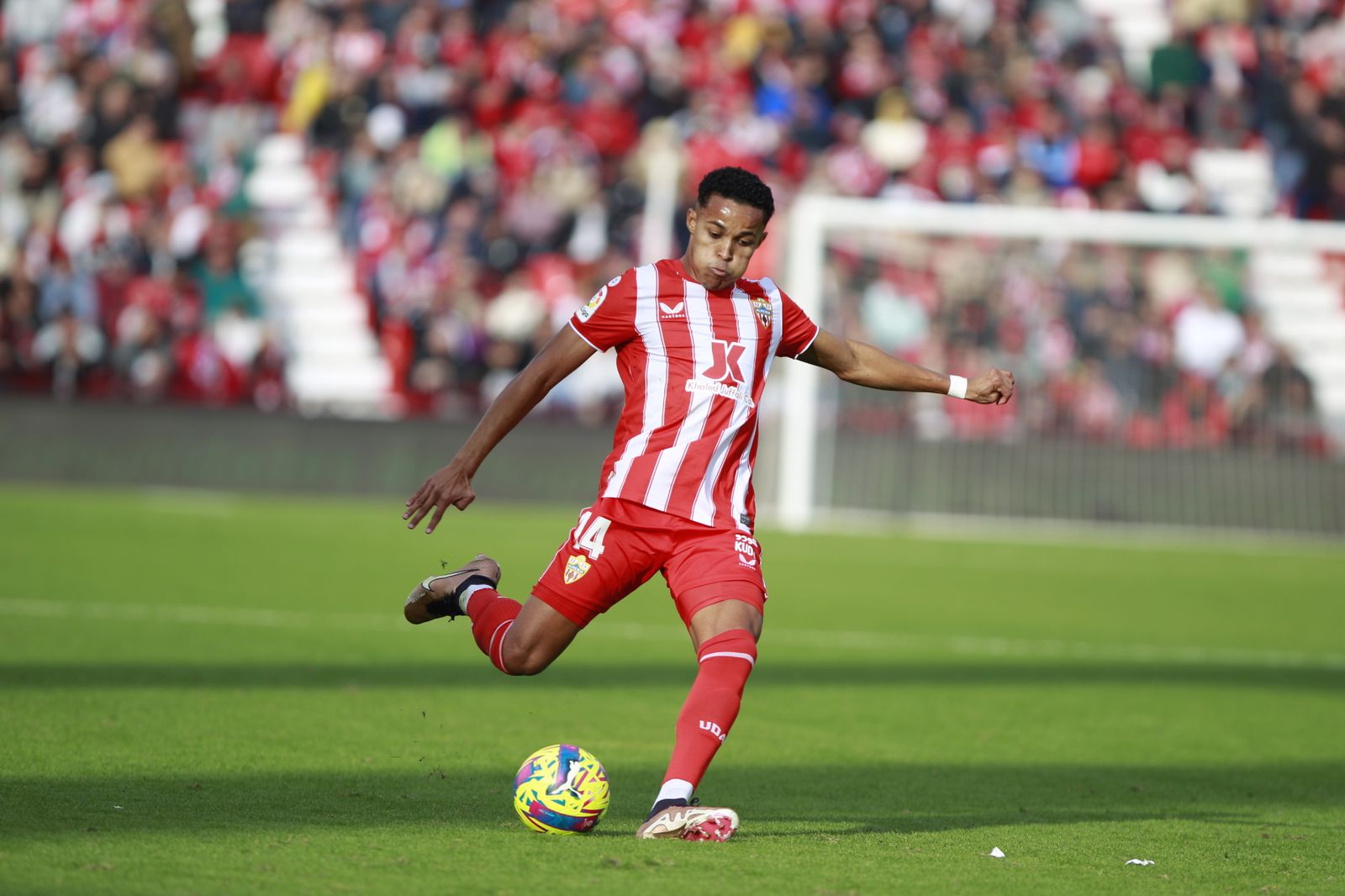 Imágenes del partido U.D. Almería-Real Sociedad